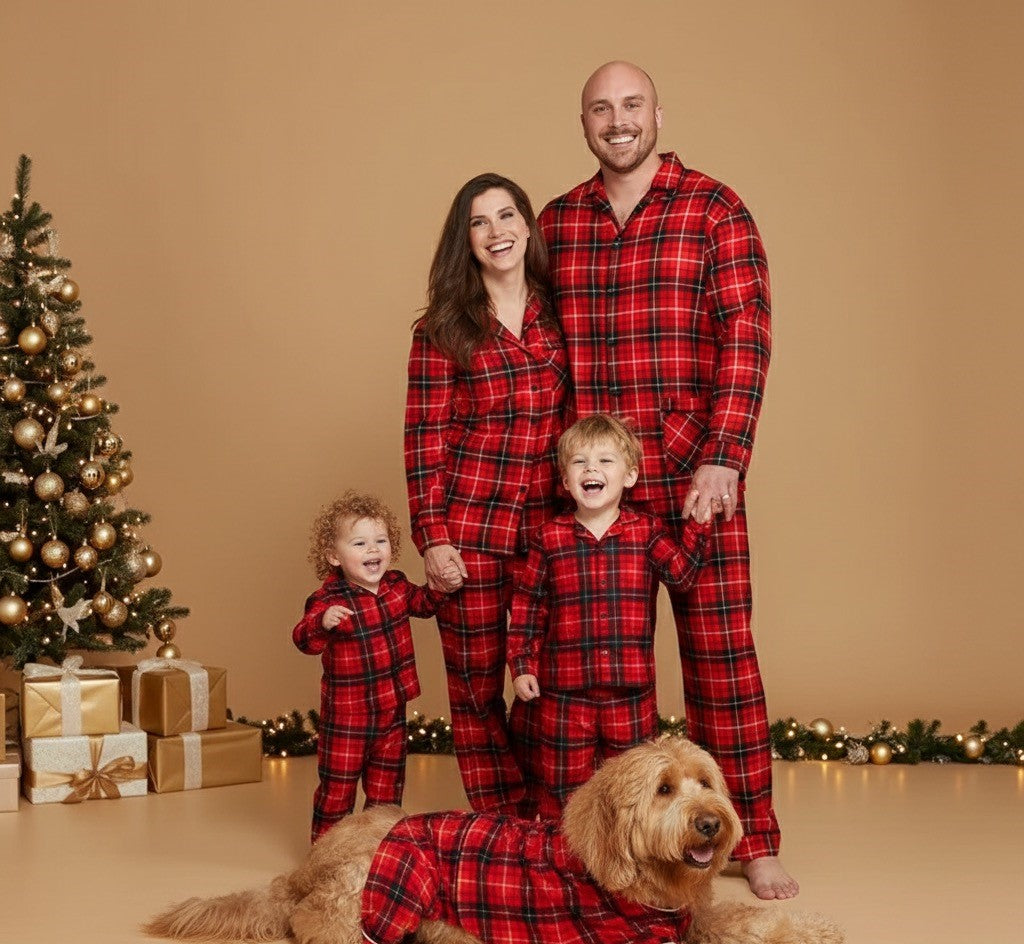 Christmas Whole Family Print Set Pajamas