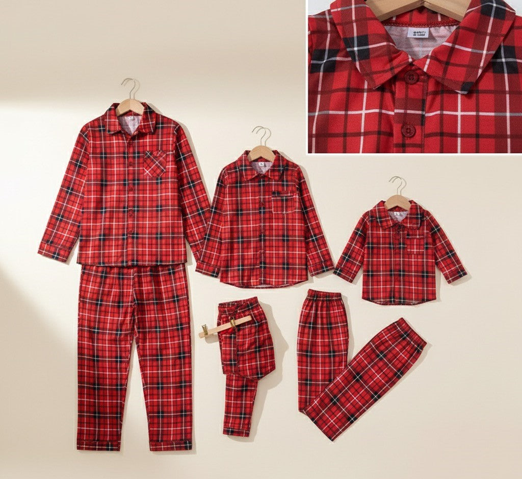 Christmas Whole Family Print Set Pajamas