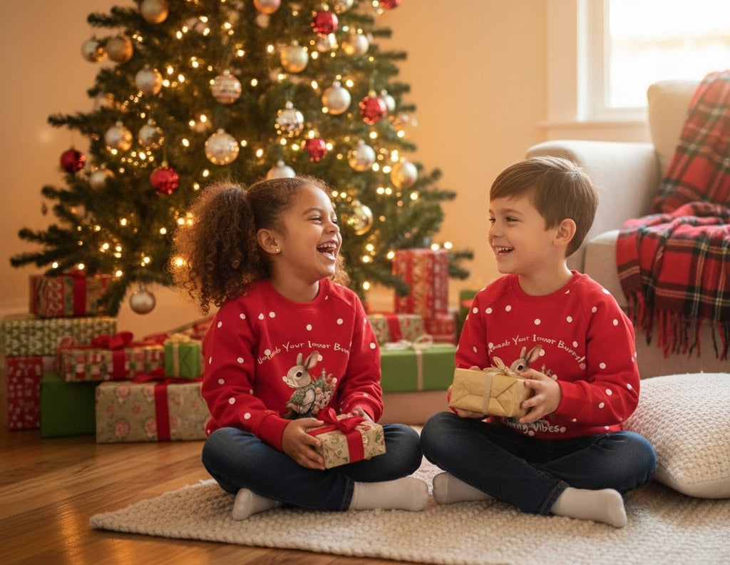 Children's Bunny Polka Dot Sweatshirt