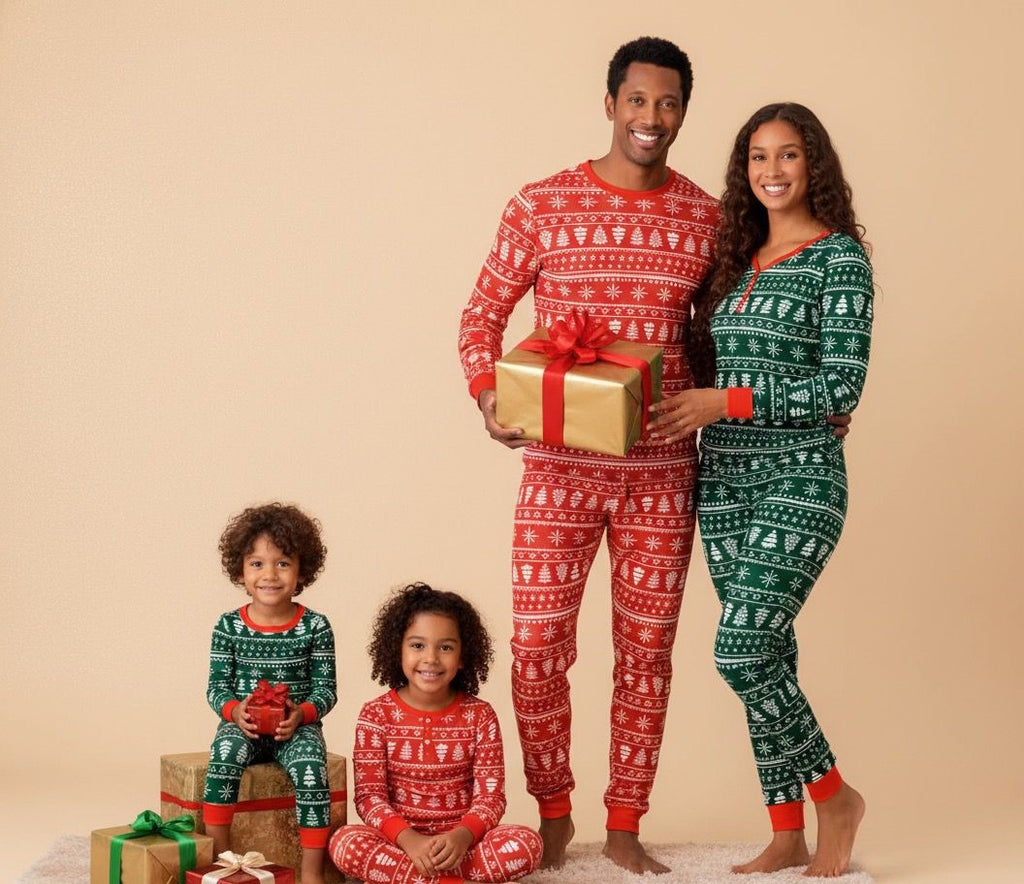 Parent-child Christmas pajamas