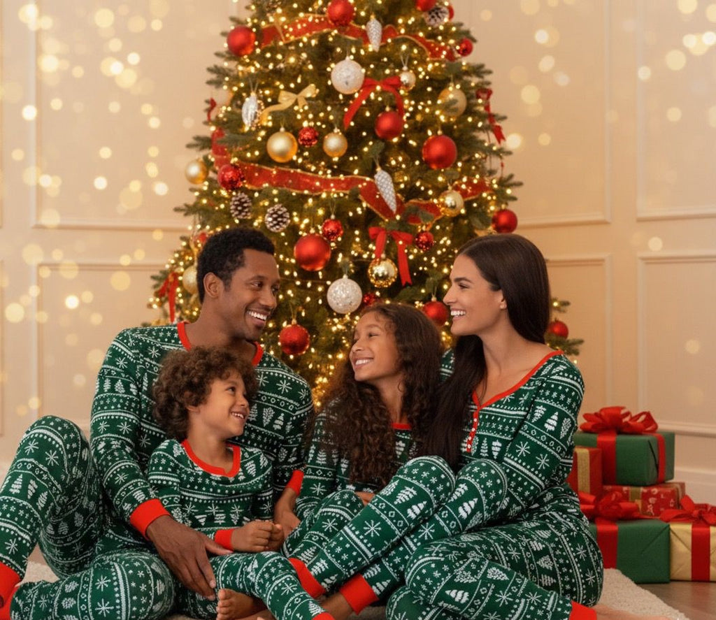 Parent-child Christmas pajamas