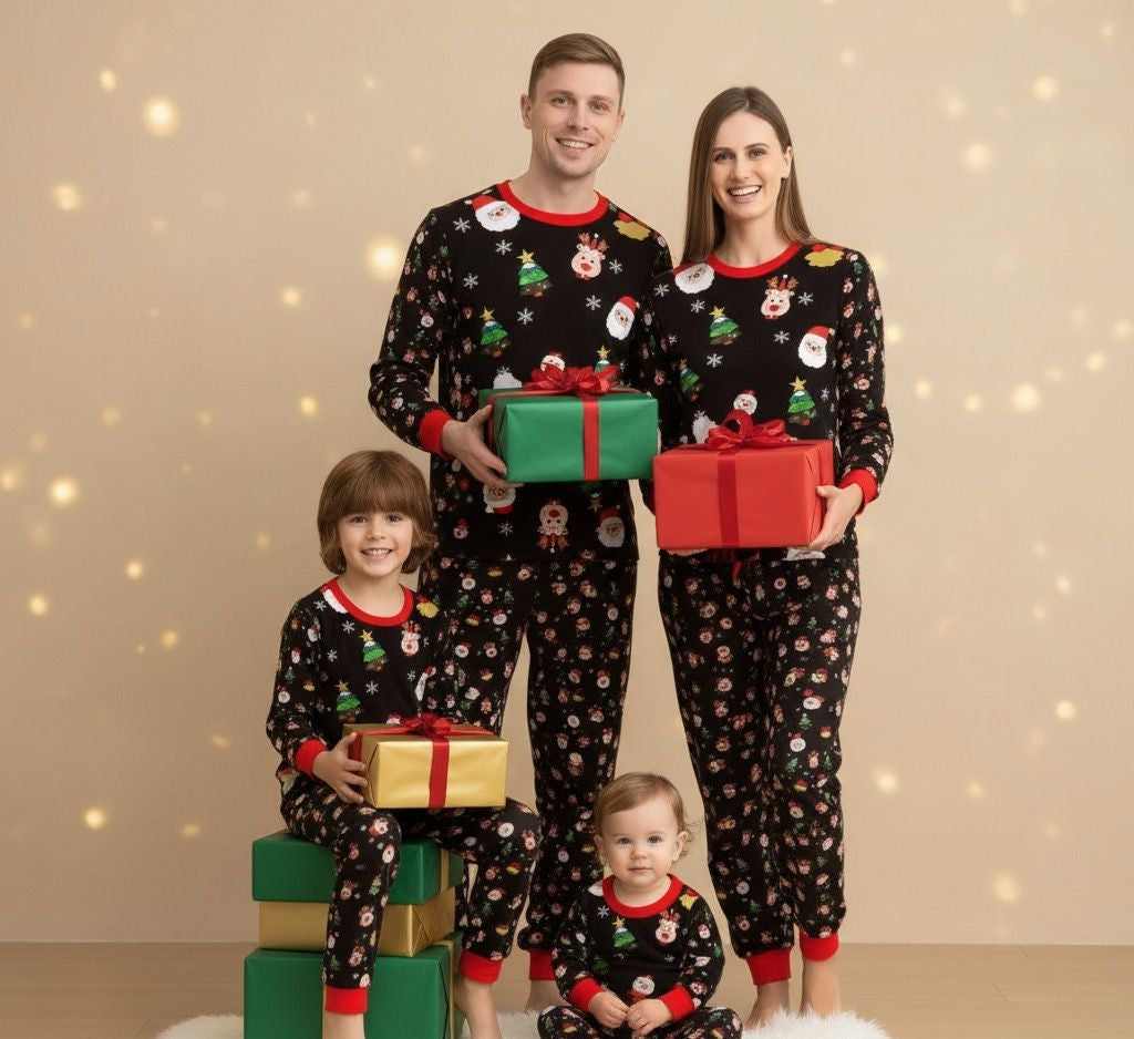 Set Christmas Pajamas For Family