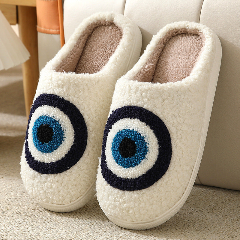 Warm Home Christmas  Cotton Slippers